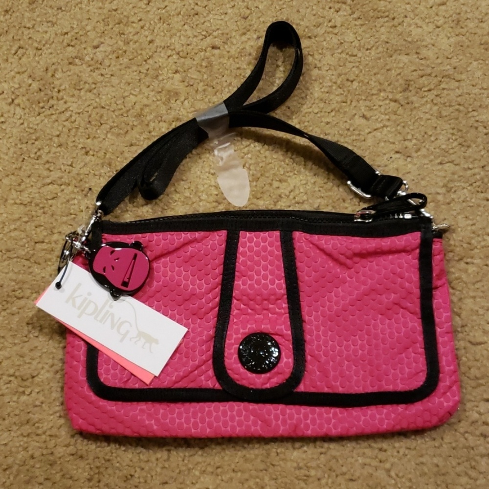 Pink Kipling Purse